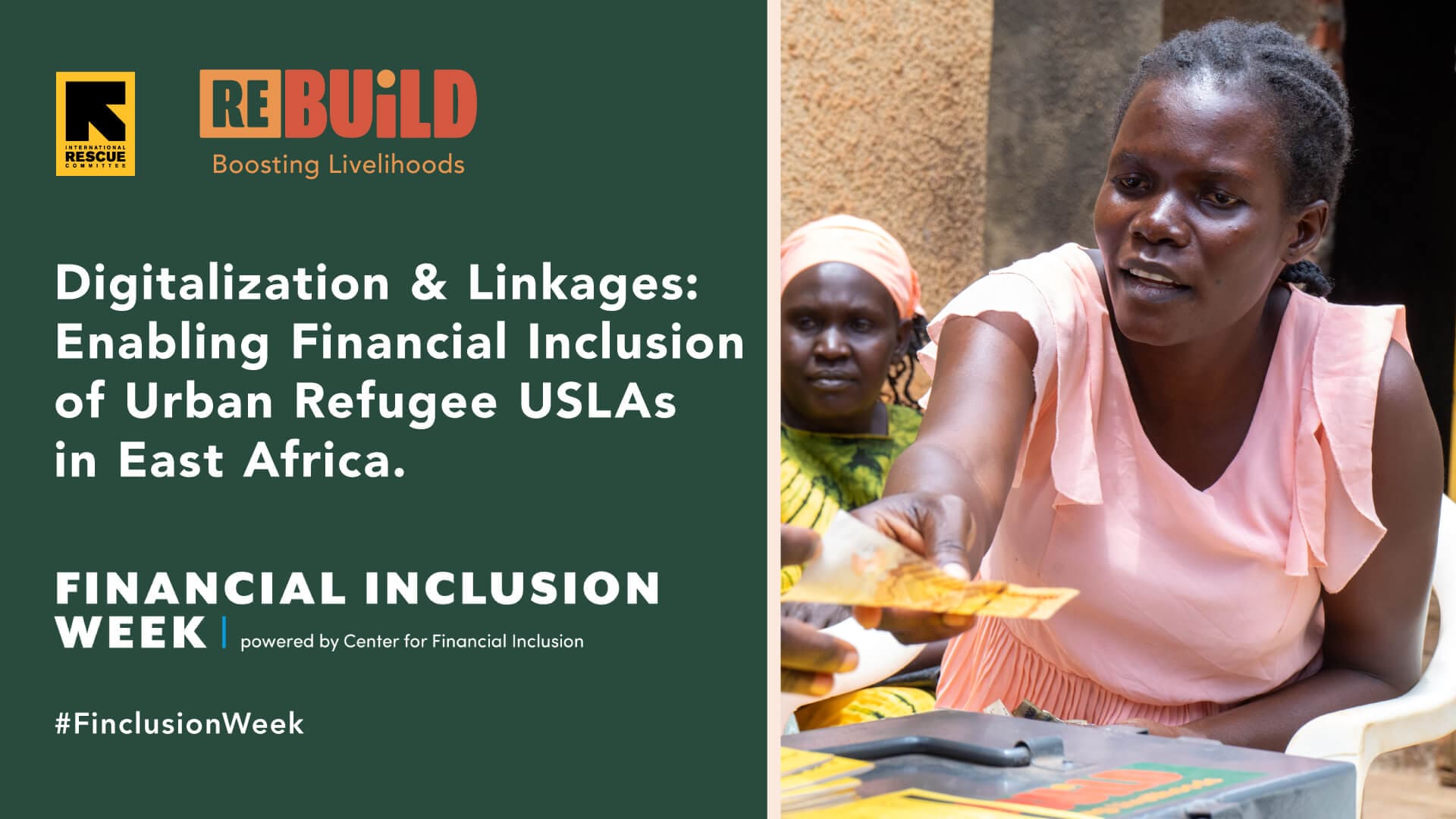 Digitalization & Linkages Enabling Financial Inclusion of Urban Refugee Urban Savings and Loans Associations (USALs) in East Africa - Re:BUiLD