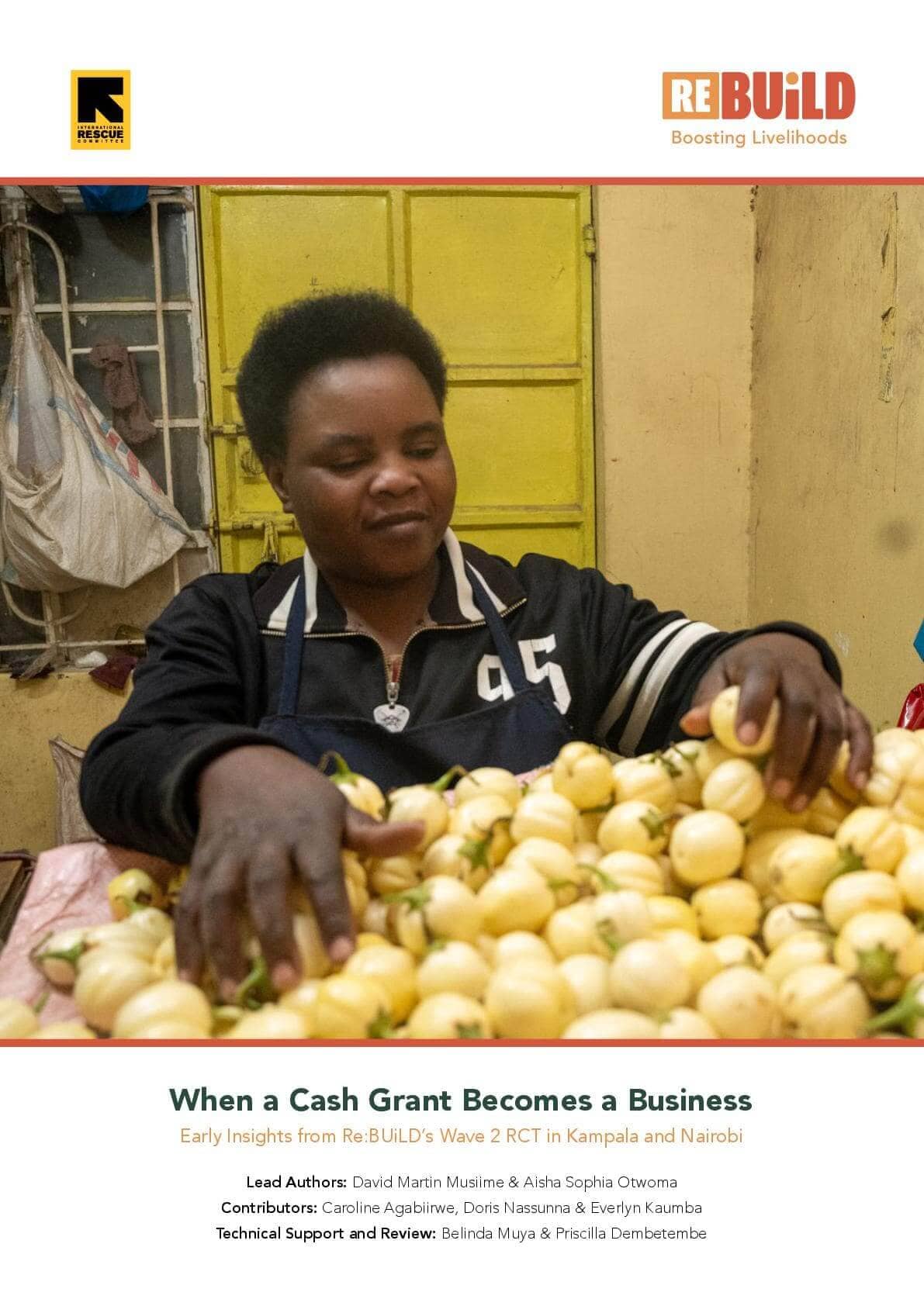 When a Cash Grant Becomes a Business: Early Insights from Re:BUiLD’s Wave 2 RCT in Kampala and Nairobi Learning Brief
