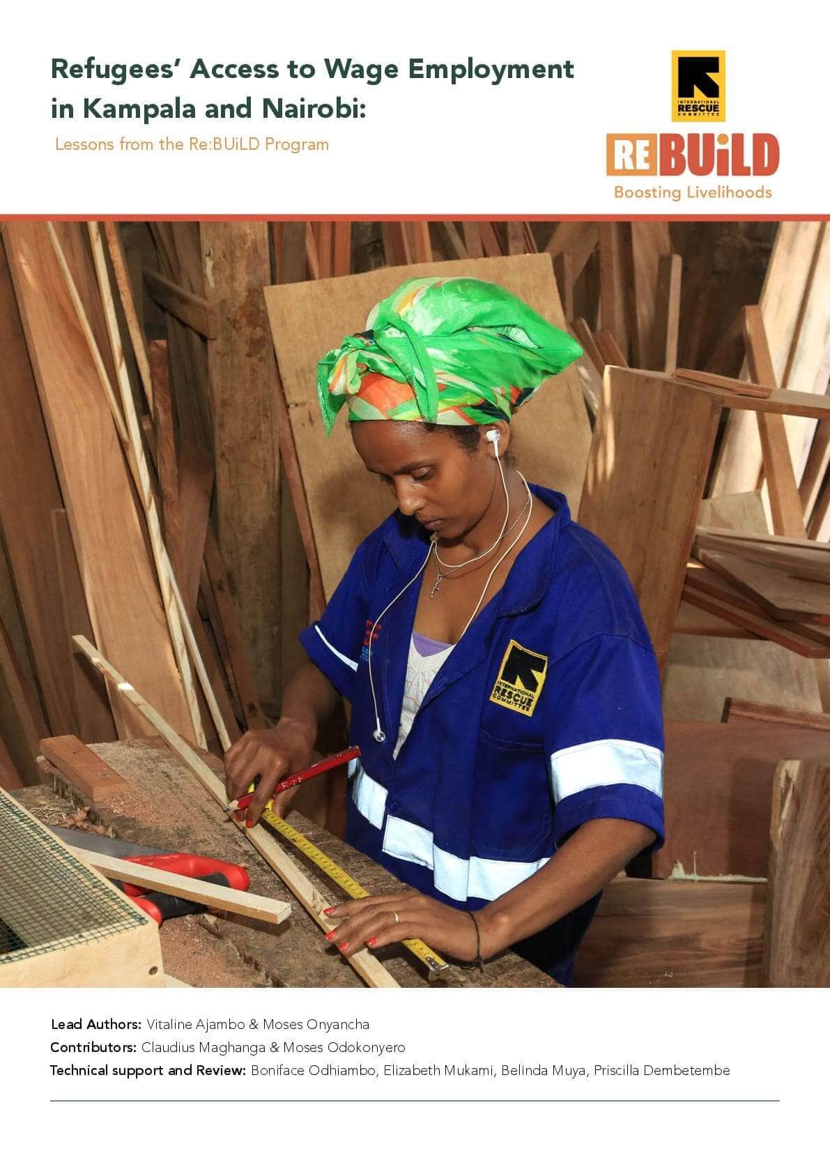 Refugees Access to Wage Employment in Kampala and Nairobi Learning Brief