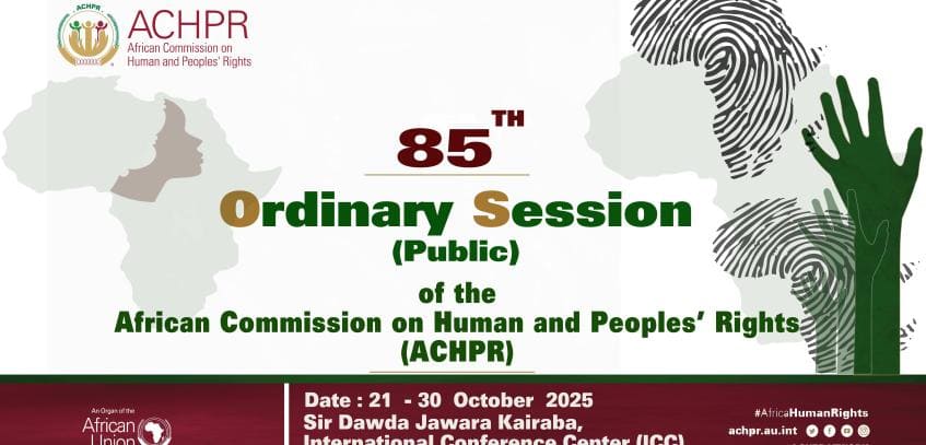 85th Ordinary Session of the African Commission on Human and People’s Rights (ACHPR) - Re:BUiLD