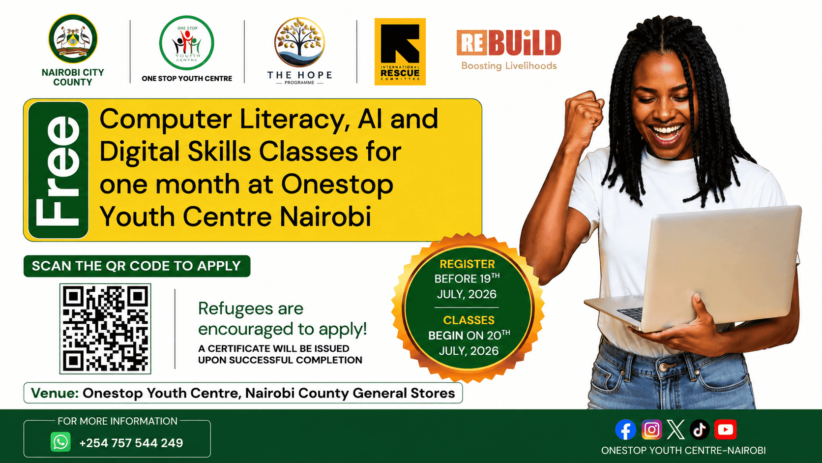 NCCG & ReBUiLD Free Digital Skills Training Program