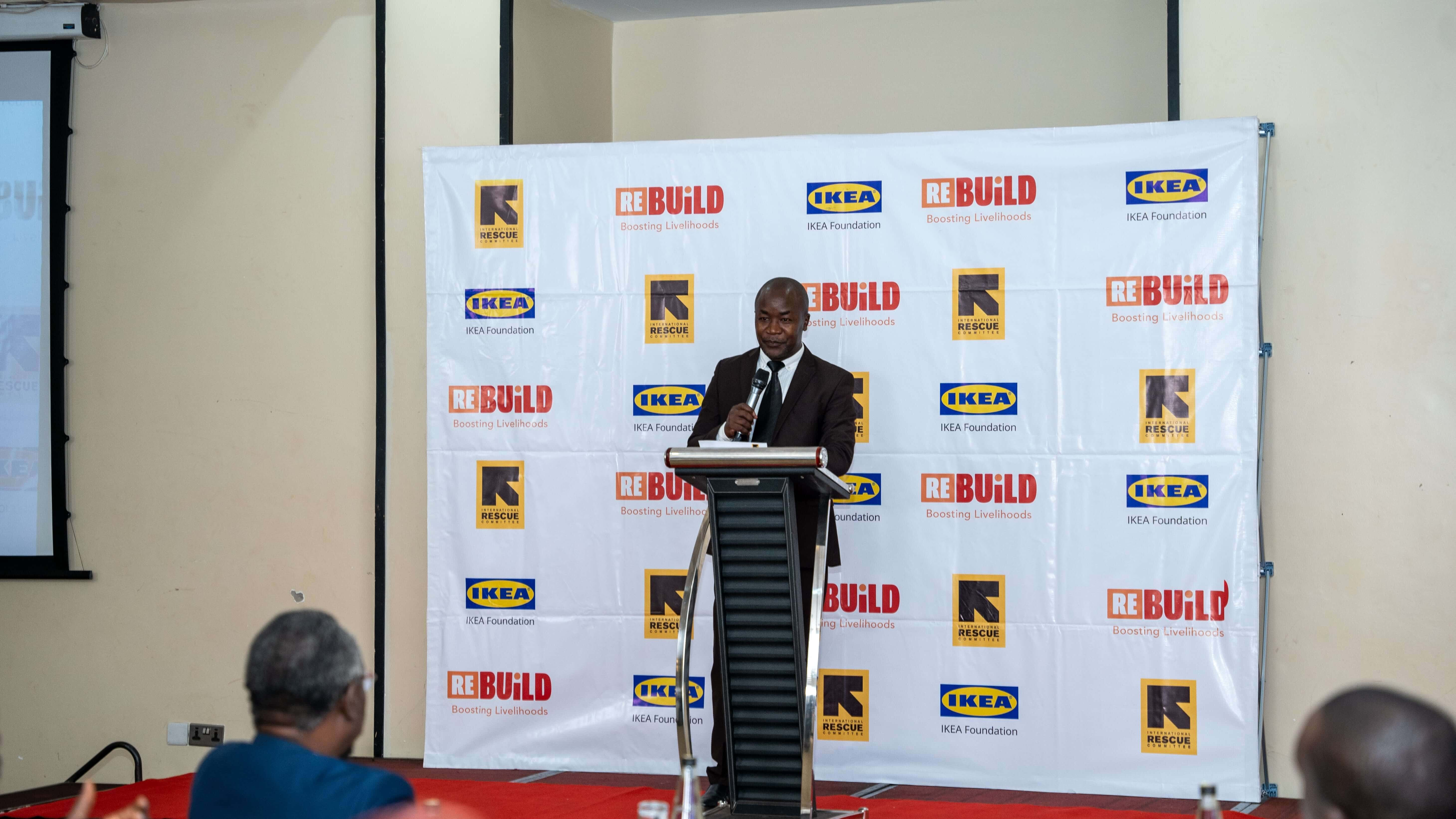 Elijah Okeyo, Uganda Country Director, the International Rescue (IRC) described the handbook as a fundamental resource - ReBUiLD