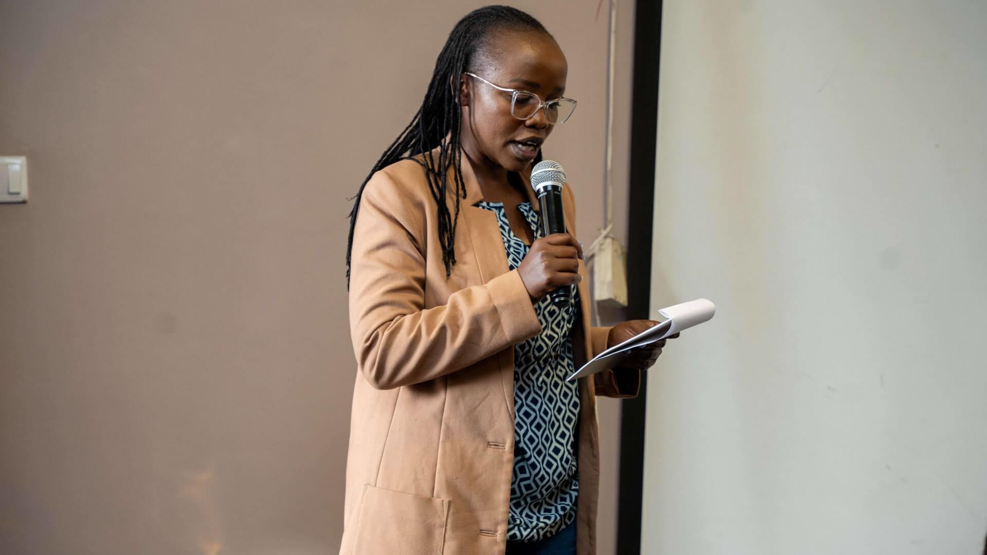 Joyce Mugure – Department of Social Protection gives an update on the CDMIS platform that is designed to digitize Group Registration among other services.