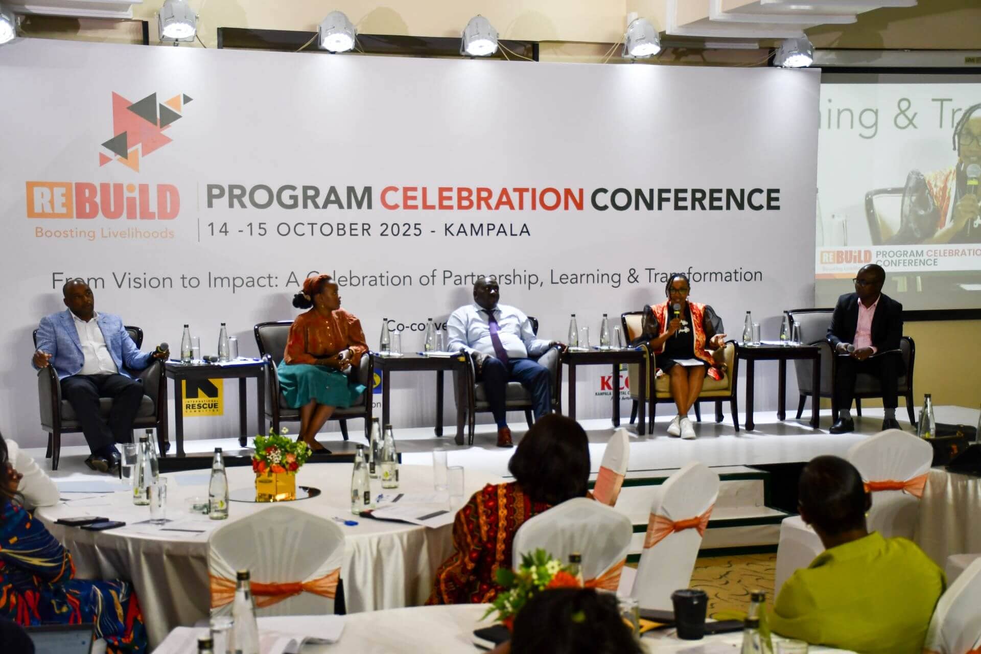 Policy makers panel discussion at the Program Celebration Conference in Kampala