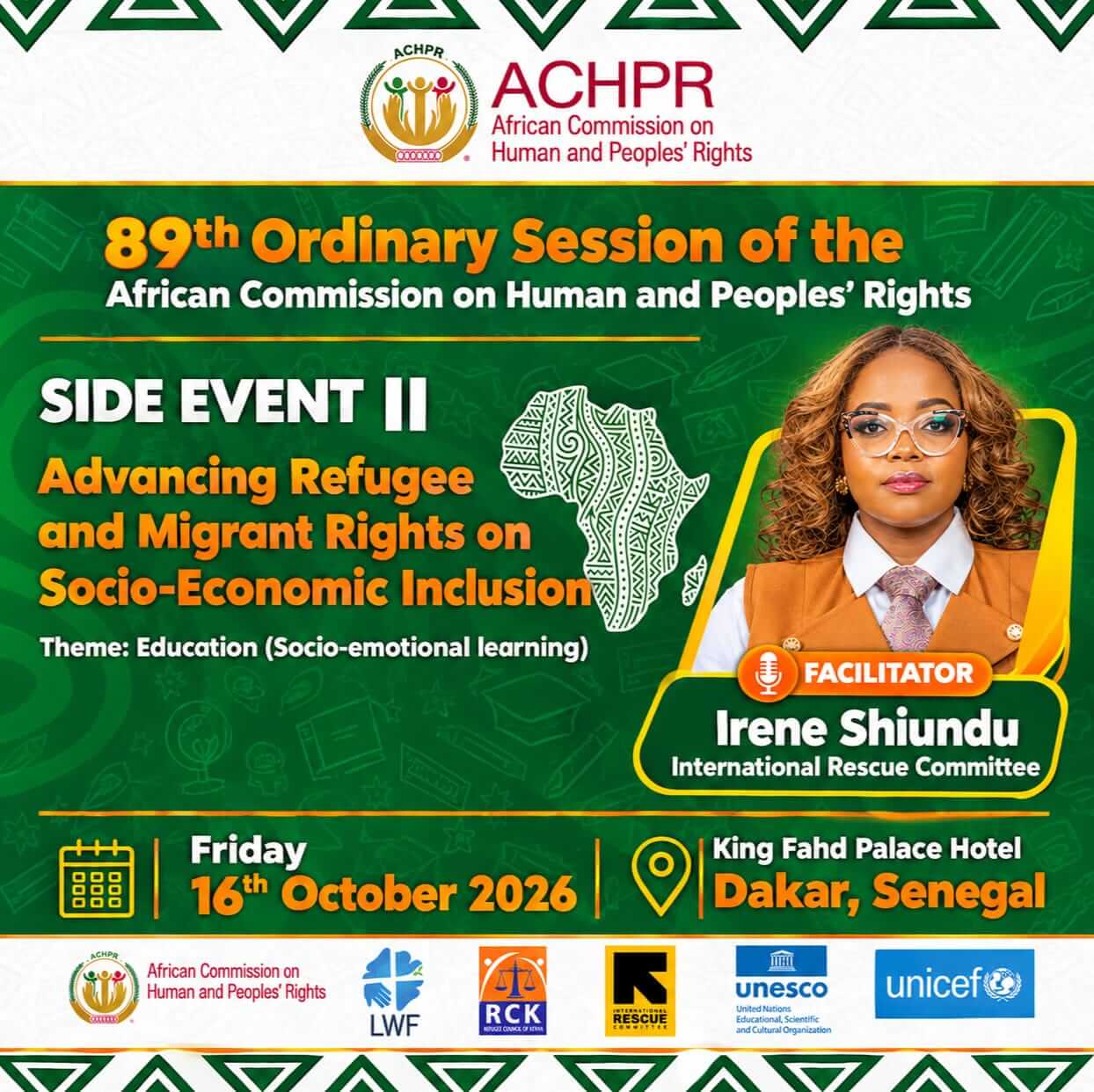 Side Event 2 - Irene Shiundu Facilitator